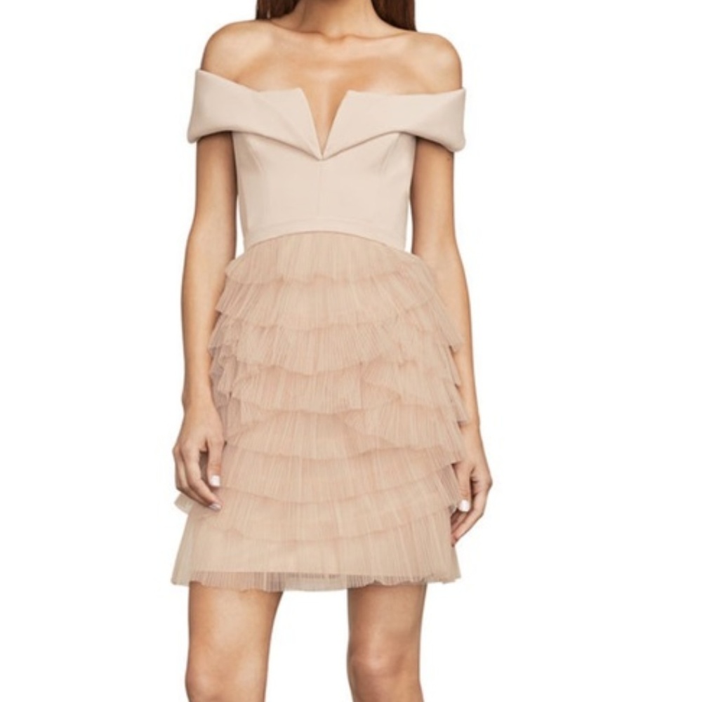 BCBG Bare Pink Marquise Dress